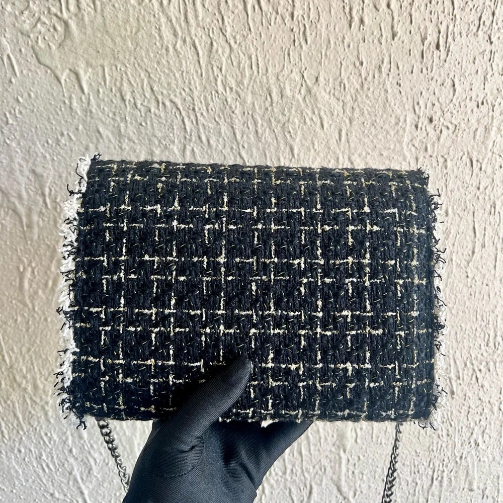 Tweed Crossbody Bag